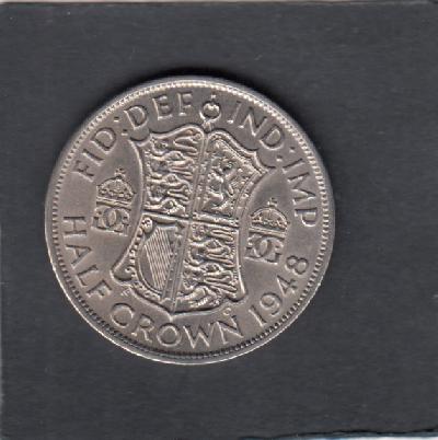 Beschrijving: 1/2 Crown  GEORGIUS VI